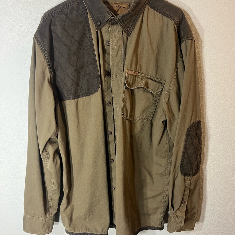 Men's Tan Patch Jacket - image 1